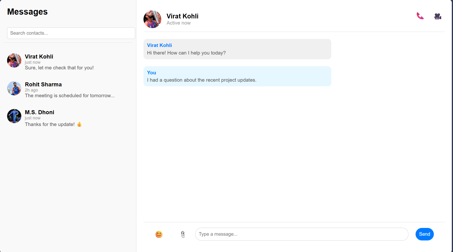 Chatbox UI